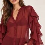 Blusa Bordeaux Blusa Bordeaux