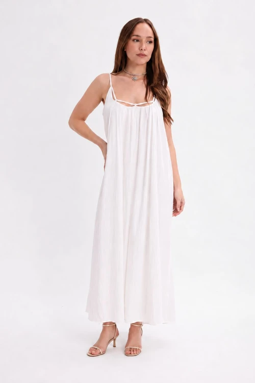 Vestido Alba Blanco Blanco