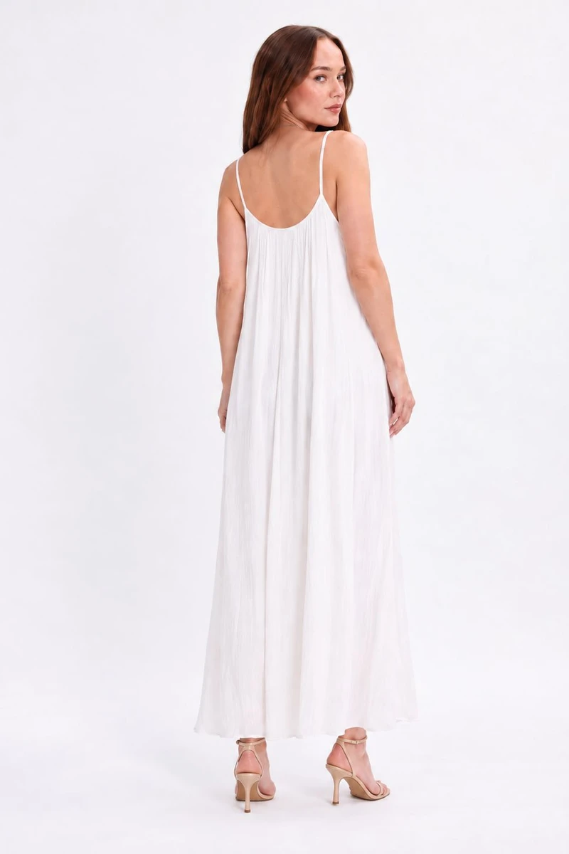 Vestido Alba Blanco Blanco
