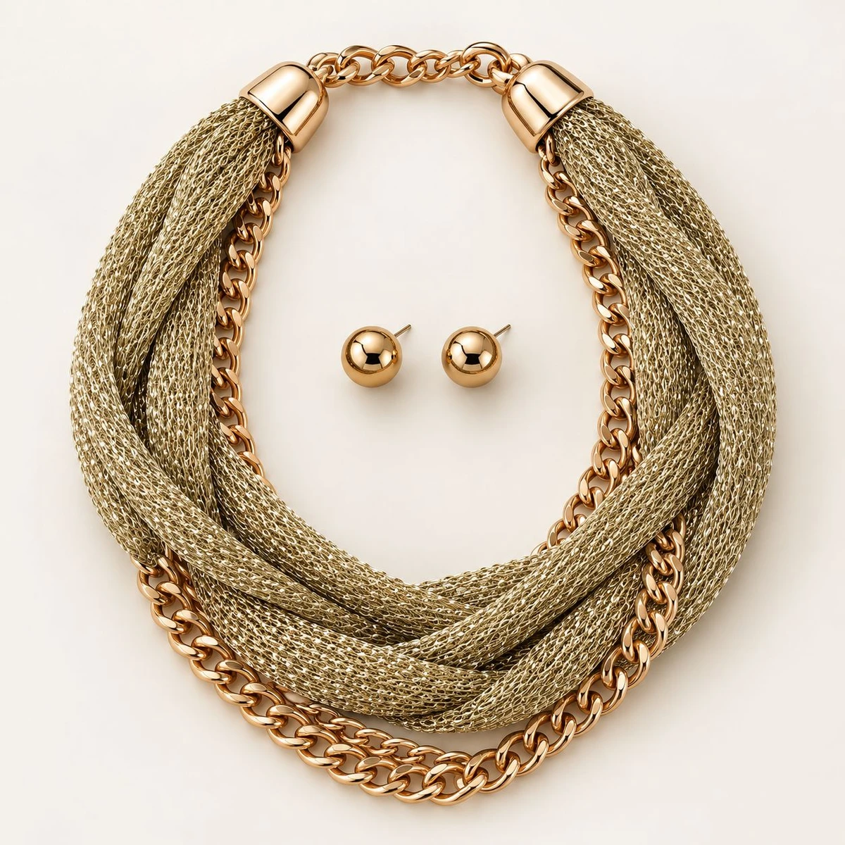 Collar Atenea Dorado 