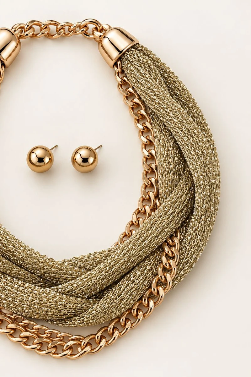 Collar Atenea Dorado Collar Atenea Dorado