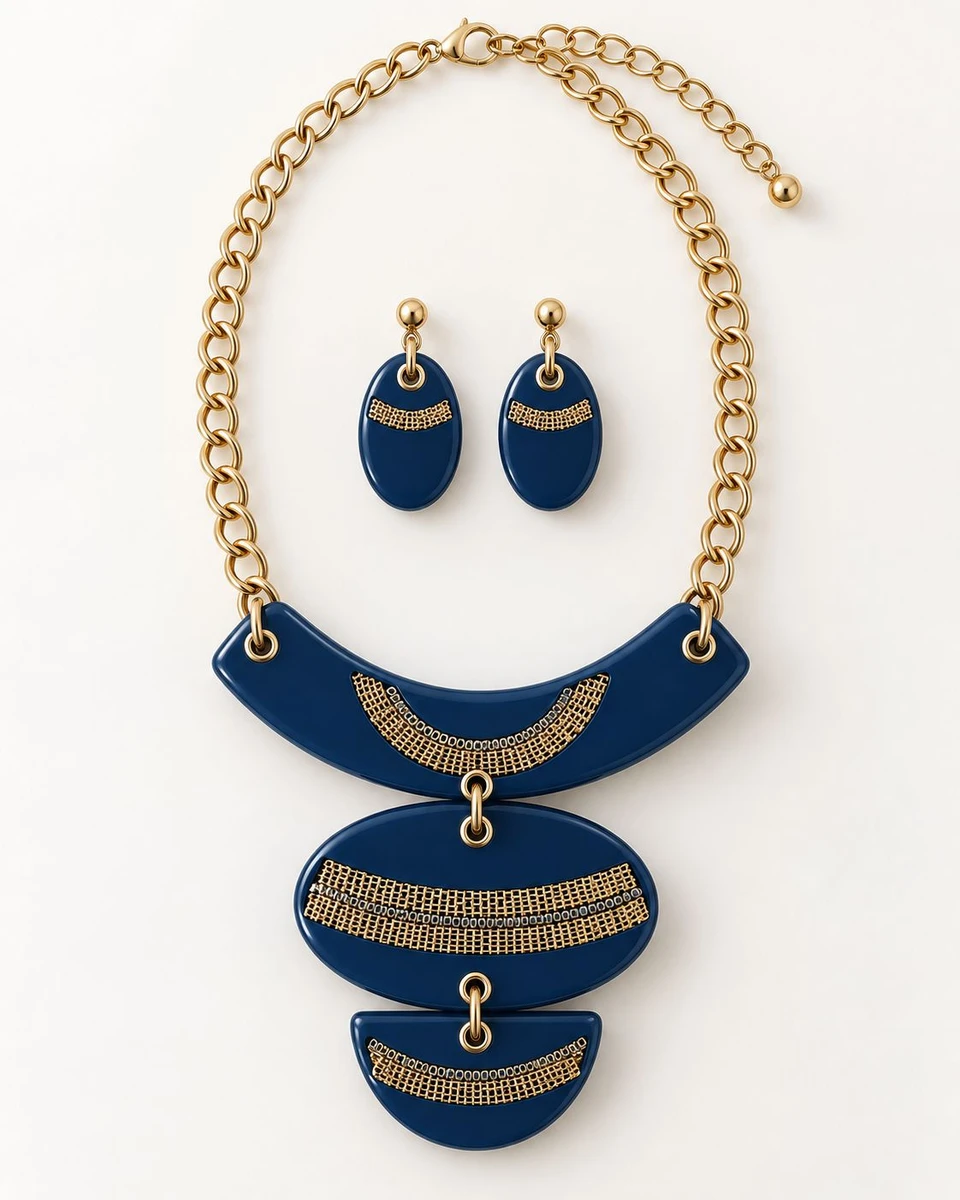 Collar Isis Azul 