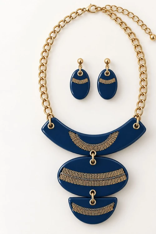 Collar Isis Azul Collar Isis Azul