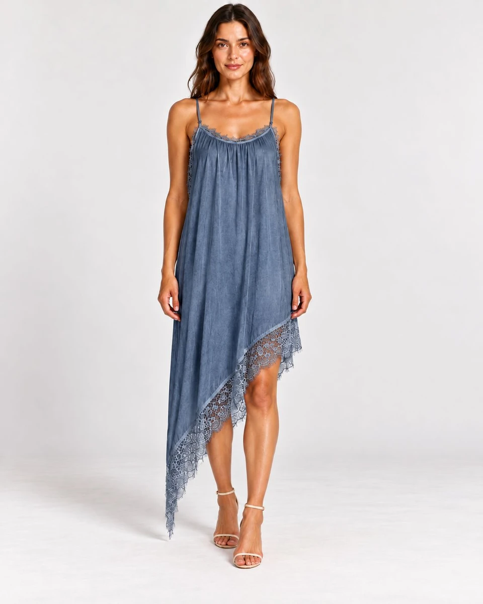 Vestido Lencero Ita - Azul 