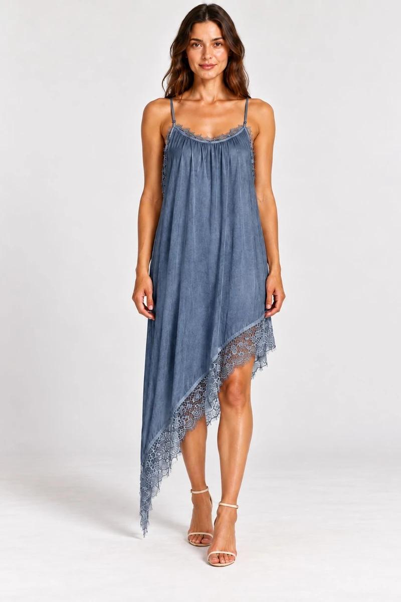 Vestido Lencero Ita Azul