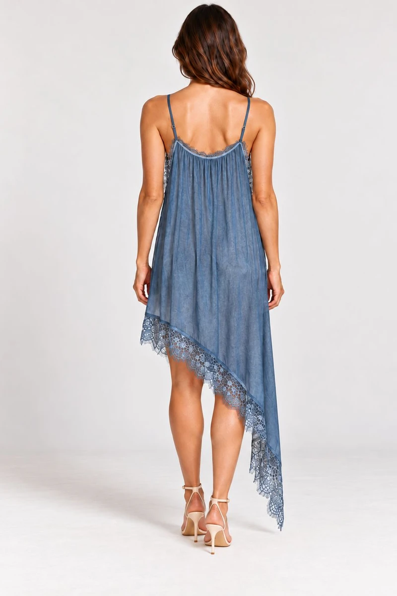 Vestido Lencero Ita Azul