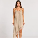 Vestido Lencero Ita Beige dorado