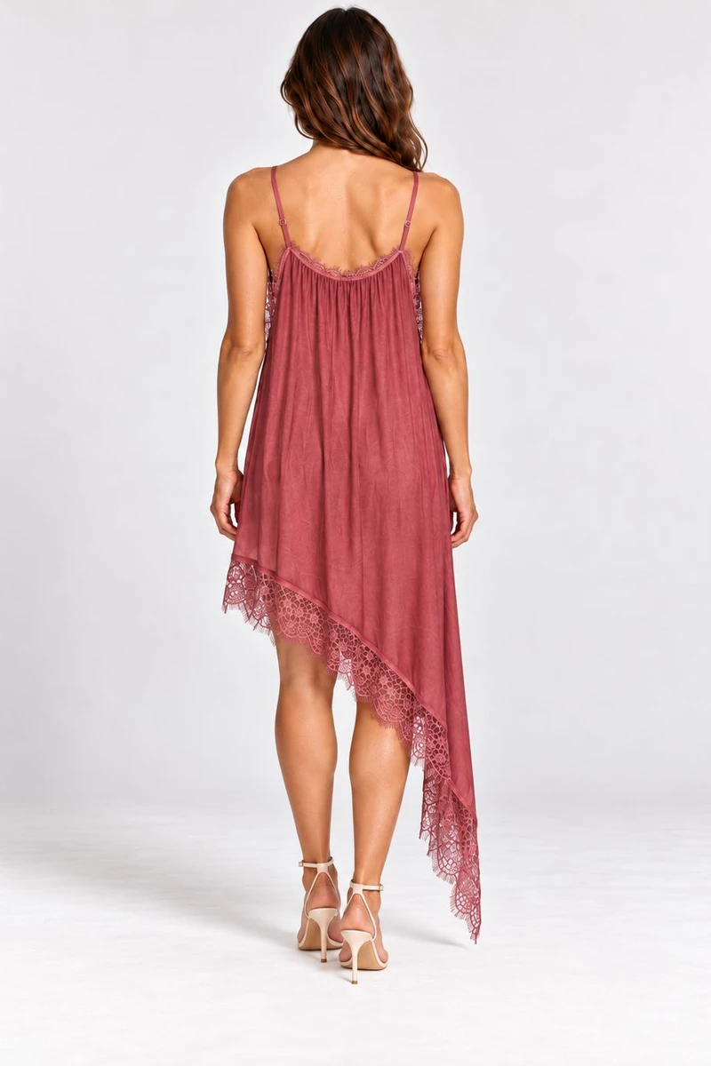 Vestido Lencero Ita Rojo terracota