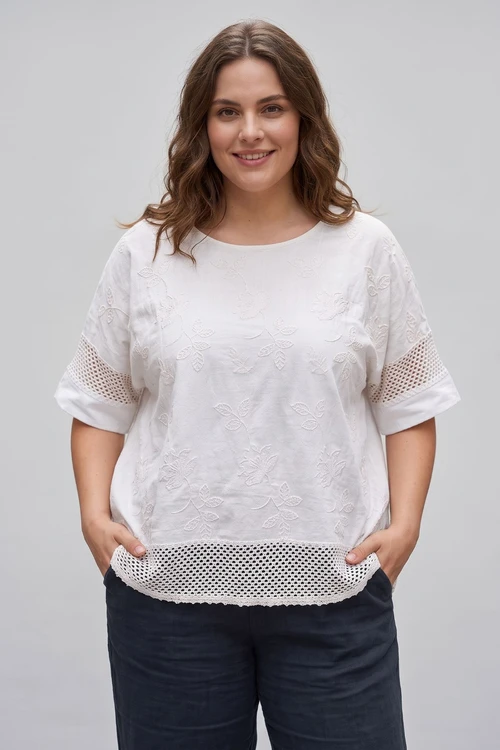 Blusa Brisa Bordada Blanco