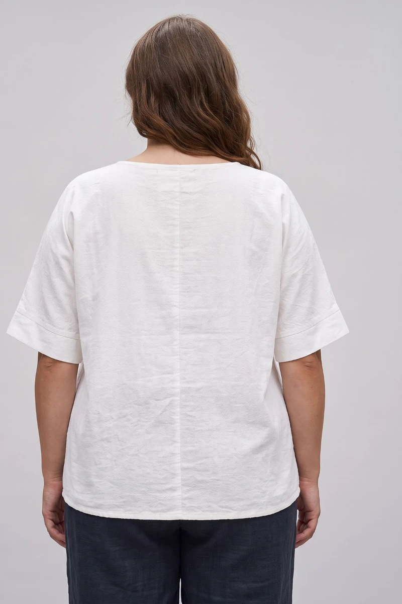 Blusa Brisa Bordada Blanco