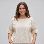 Blusa Brisa Bordada Crudo