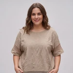 Blusa Brisa Bordada Visón