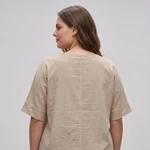 Blusa Brisa Bordada Visón