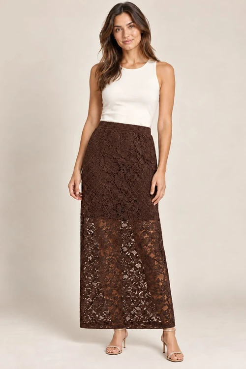 Pollera Magnolia Chocolate