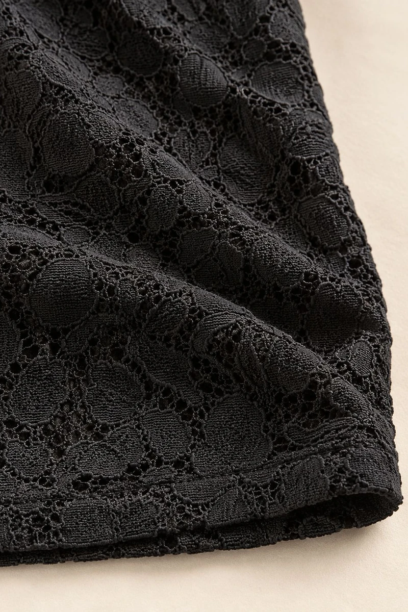 Pollera Magnolia Negro