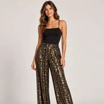 Pantalón de lentejuelas Bronce