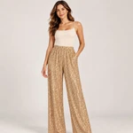 Pantalón de lentejuelas Dorado