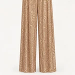 Pantalón de lentejuelas Dorado