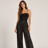 Pantalón de lentejuelas Negro