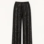 Pantalón de lentejuelas Negro