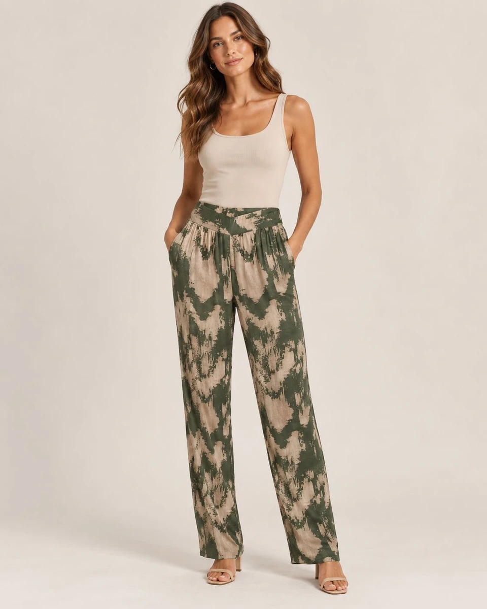 Pantalón Trama - Verde 