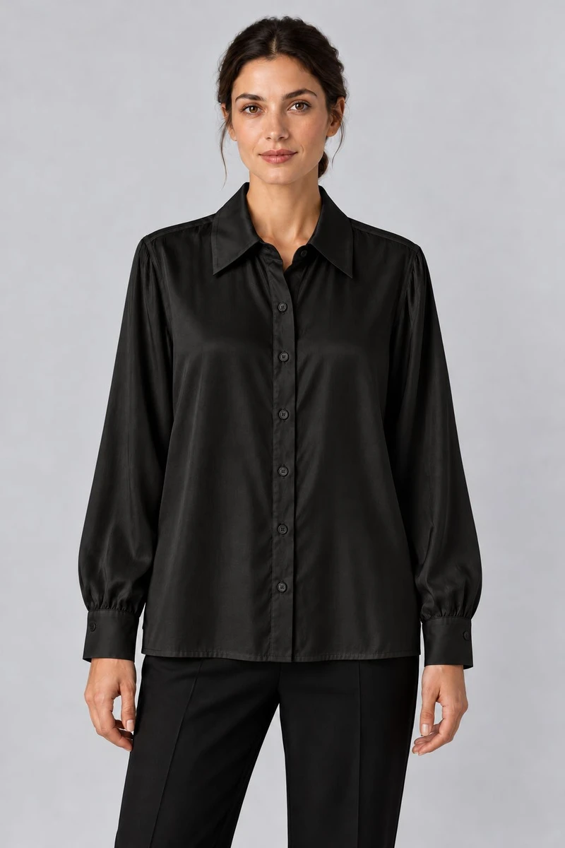 Camisa Alba - Negro 