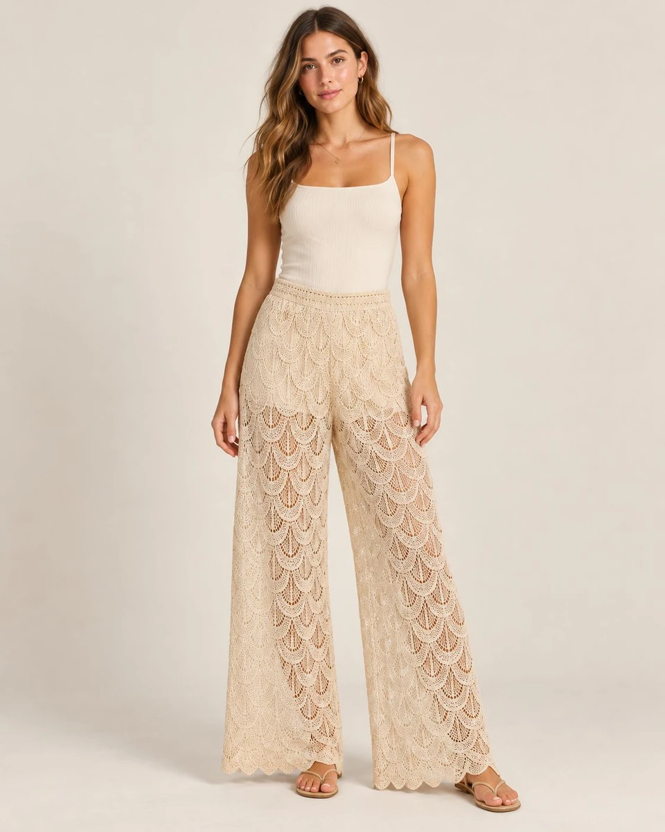 Pantalón de crochet 