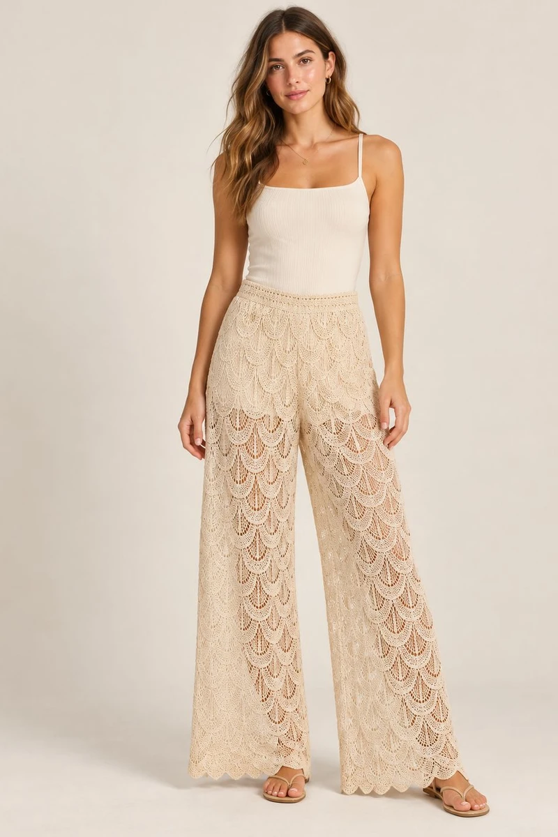 Pantalón de crochet Pantalón de crochet