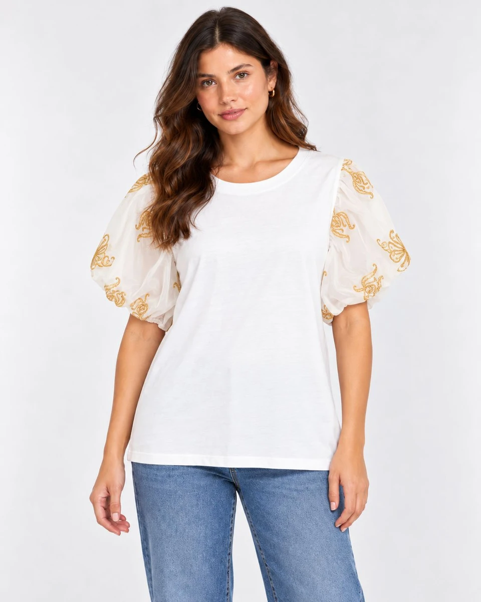 T-Shirt Golden Bloom 