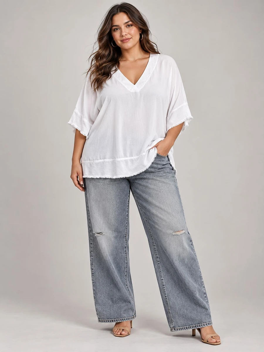 Blusa Náca - blanco 