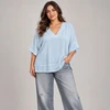 Blusa Náca celeste