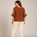 Blusa Lucía Terracota