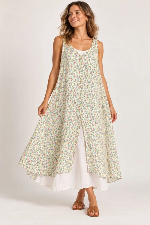 Vestido Fiorella Blanco