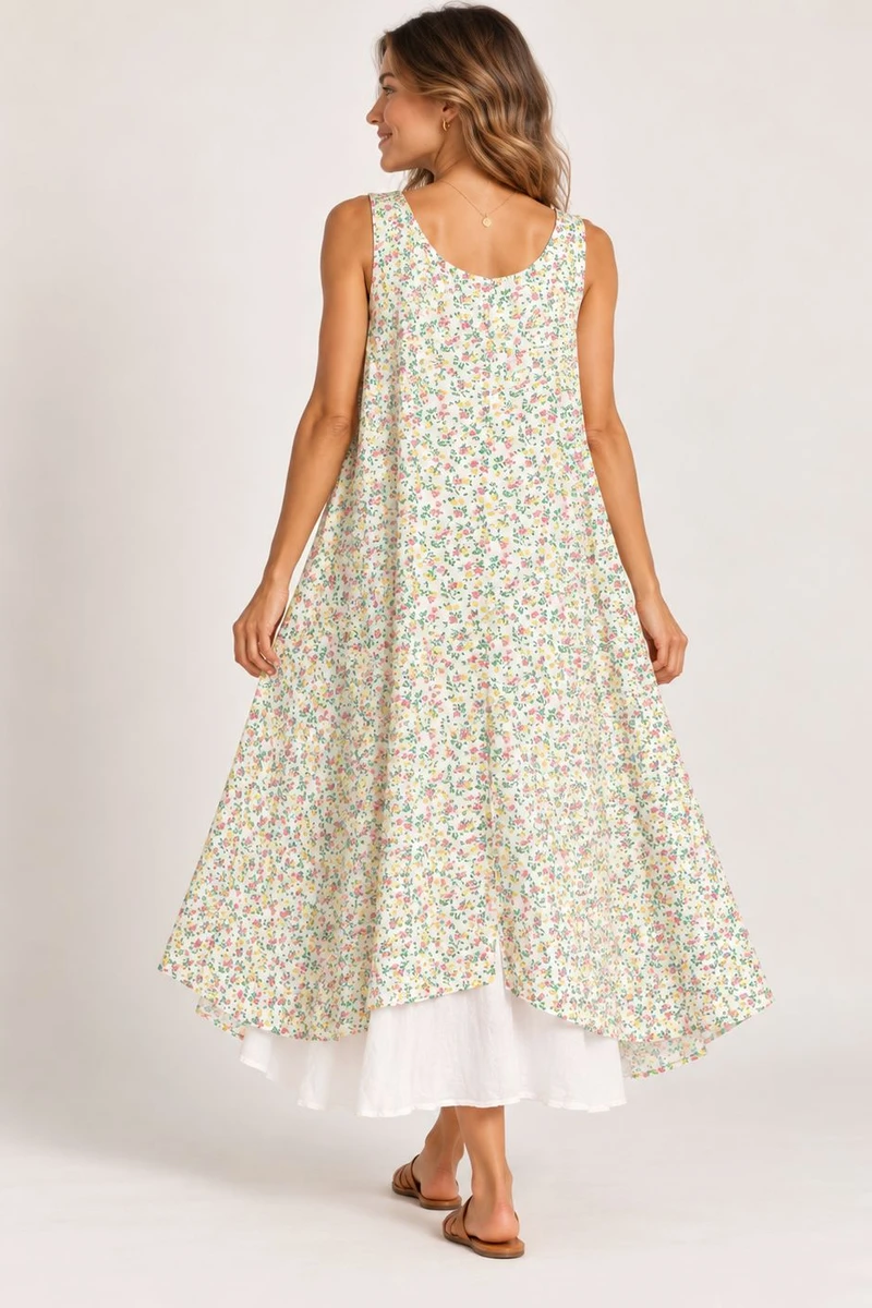 Vestido Fiorella Blanco