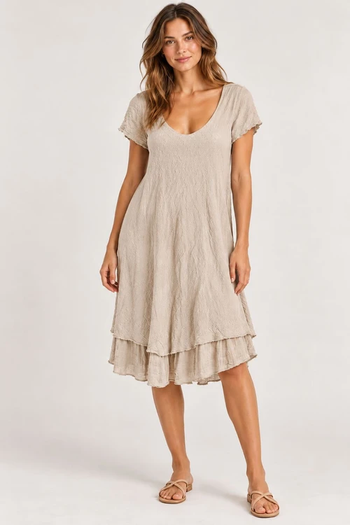 Vestido Juli Beige