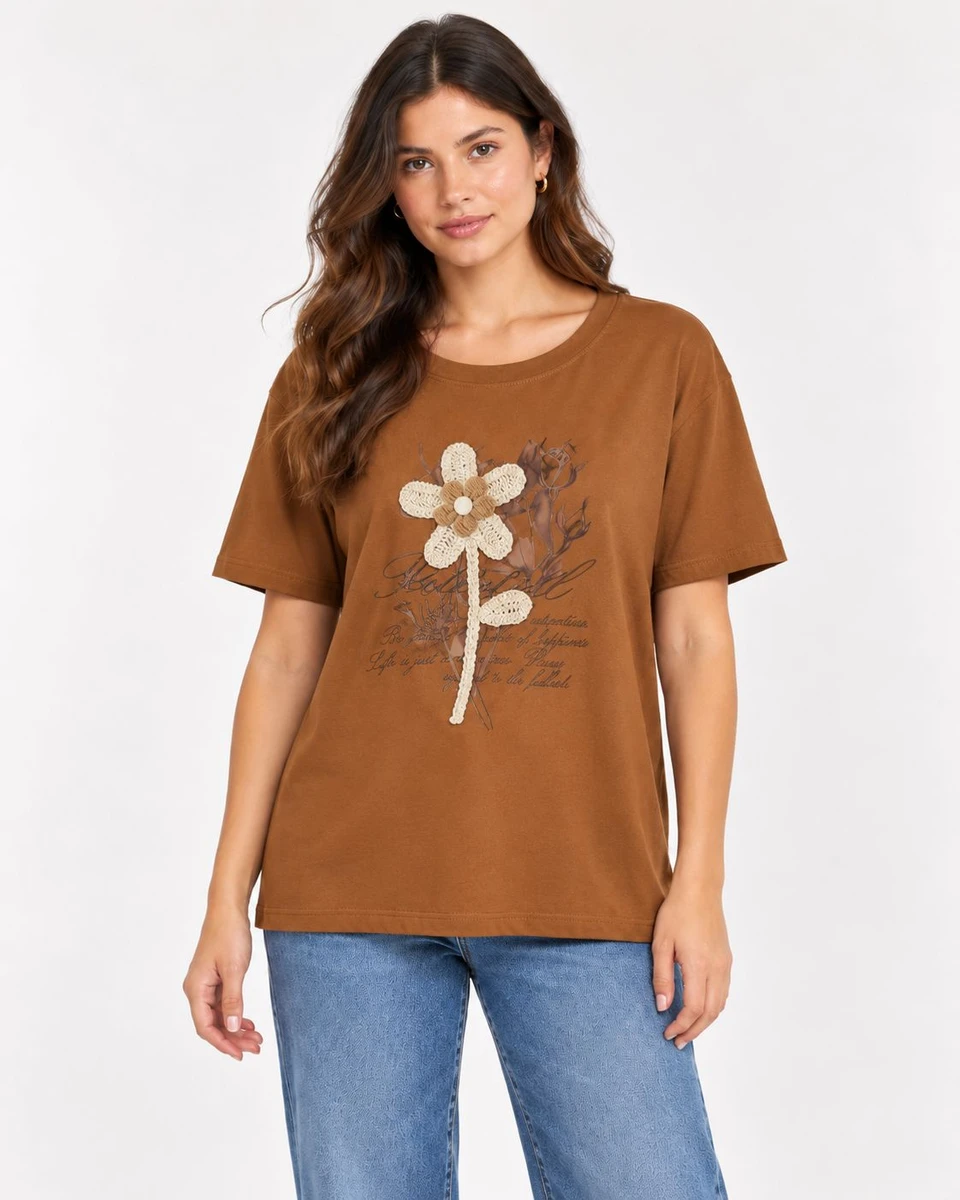 T-shirt bordada - T-shirt bordada 3 