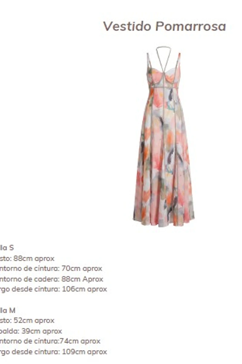 Vestido Pomarrosa Vestido Pomarrosa