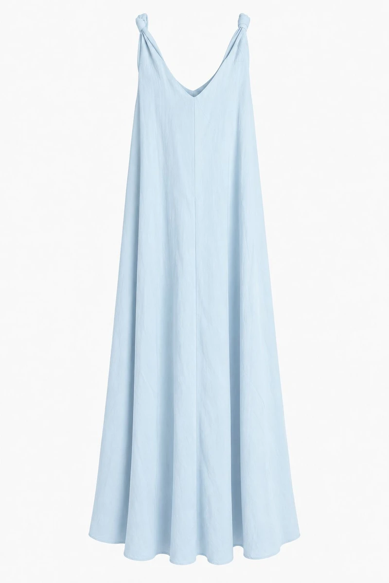 Vestido Nudo Cielo