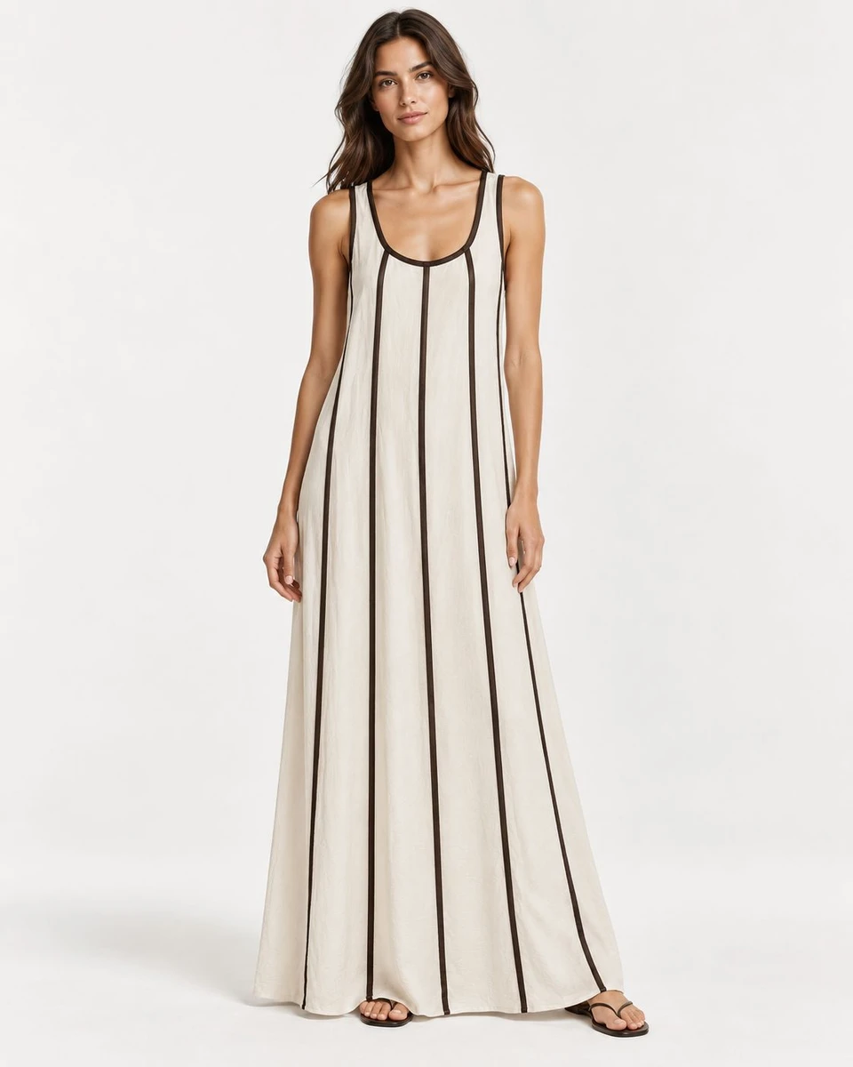 Vestido Line - Blanco 